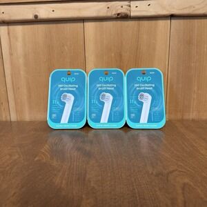 Quip 360 White Oscillation Replacement Brush Heads 6 New Sealed Soft Bristle
